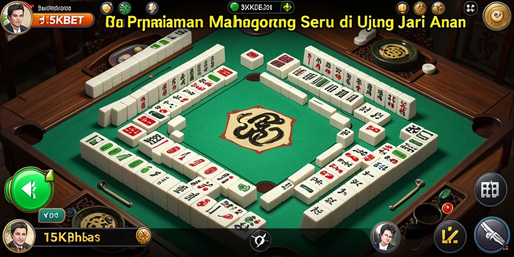 Gameplay seru 55KBET menampilkan aksi Mahjong yang menegangkan.