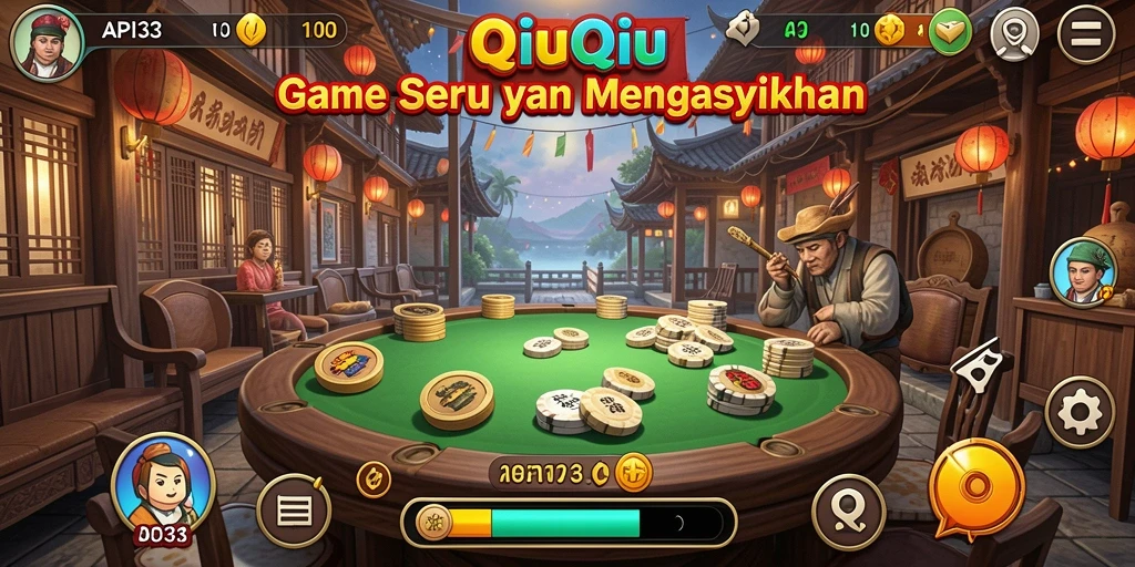 Tampilan menarik gameplay QiuQiu di API33.