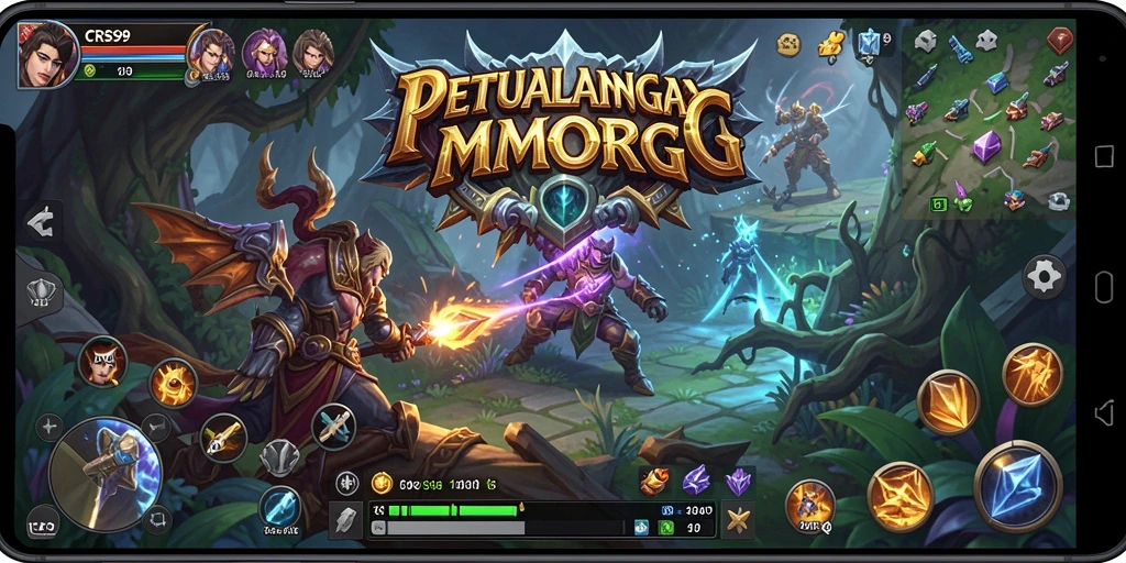 Gameplay menarik dalam <strong>CRS99</strong> yang menampilkan pertempuran epik dan eksplorasi dunia luas.