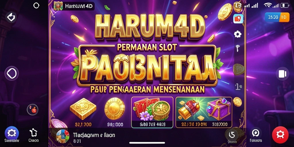 Tampilan menarik dari gameplay HARUM4D yang menyenangkan.