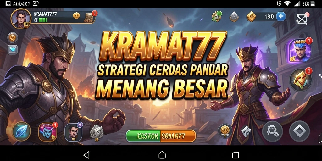 Tampilan gameplay menarik KRAMAT77 dengan taktik strategis.
