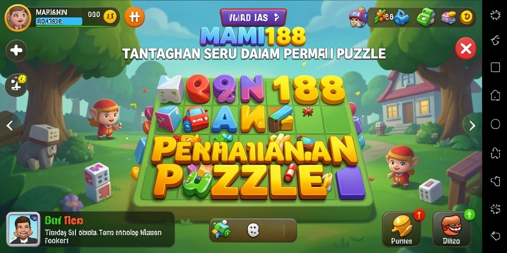 Tampilan gameplay MAMI188 yang penuh warna dan menantang.