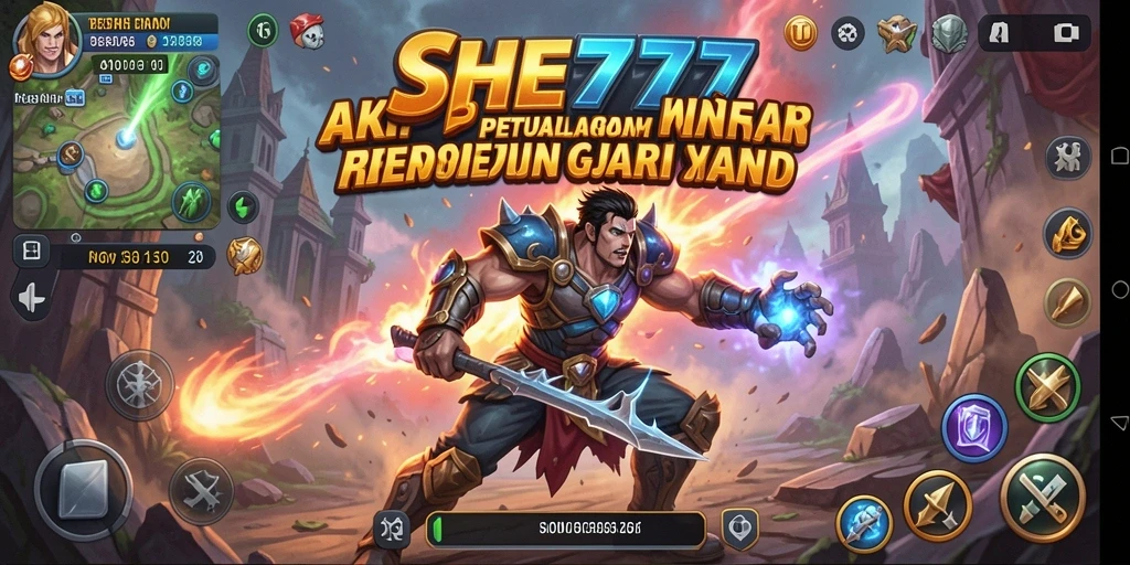 Screenshot gameplay SHE777 menampilkan aksi seru dan pertarungan yang mendebarkan.