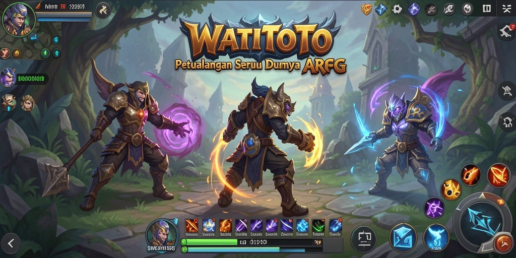 Screenshot WATITOTO menampilkan aksi seru dalam gameplay ARPG.