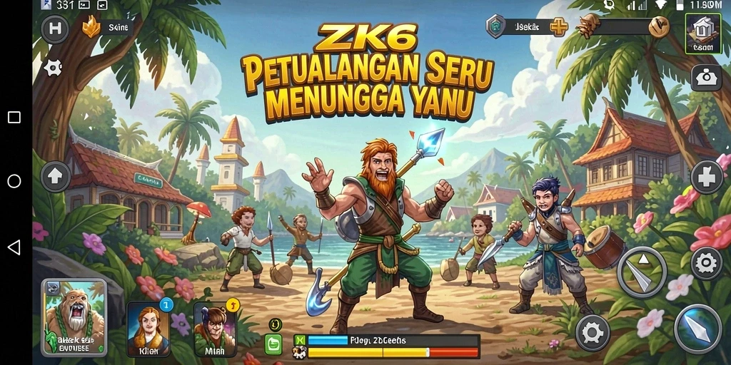 Tampilan gameplay ZK6 yang menakjubkan dan penuh tantangan.